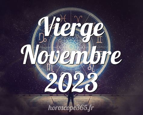 horoscope vierge novembre 2023